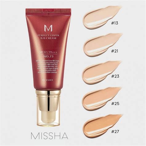 missha bb cream light beige.